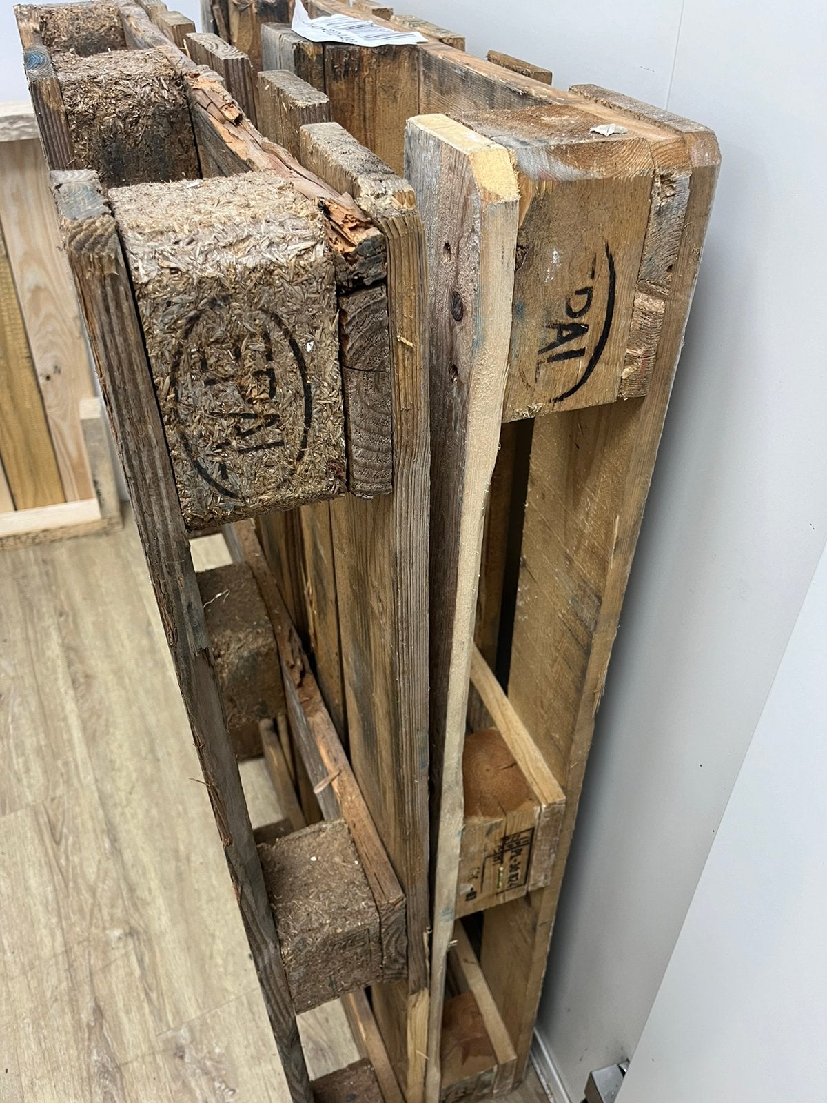 2 europallets, Ophalen, Gebruikt, 25 tot 50 mm, Pallet