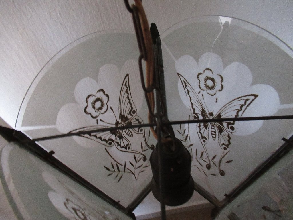 art deco lamp lantaarntje, Antiek en Kunst, Ophalen