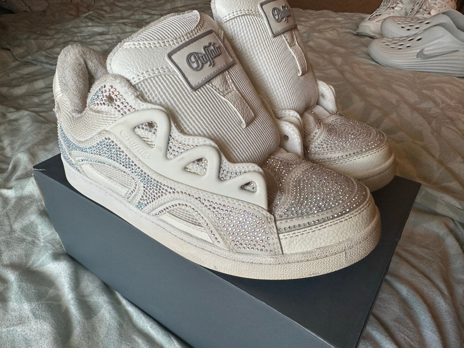 Buffalo sneakers - Zo goed als nieuw, Ophalen of Verzenden, Zo goed als nieuw, Wit, Sneakers of Gympen