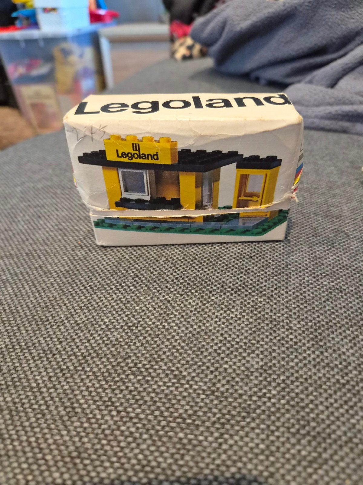 Vintage LEGO Legoland 608 Kiosk/Taxi Station (1971) Compleet, Gebruikt, Lego, Inclusief accessoires, Ophalen of Verzenden