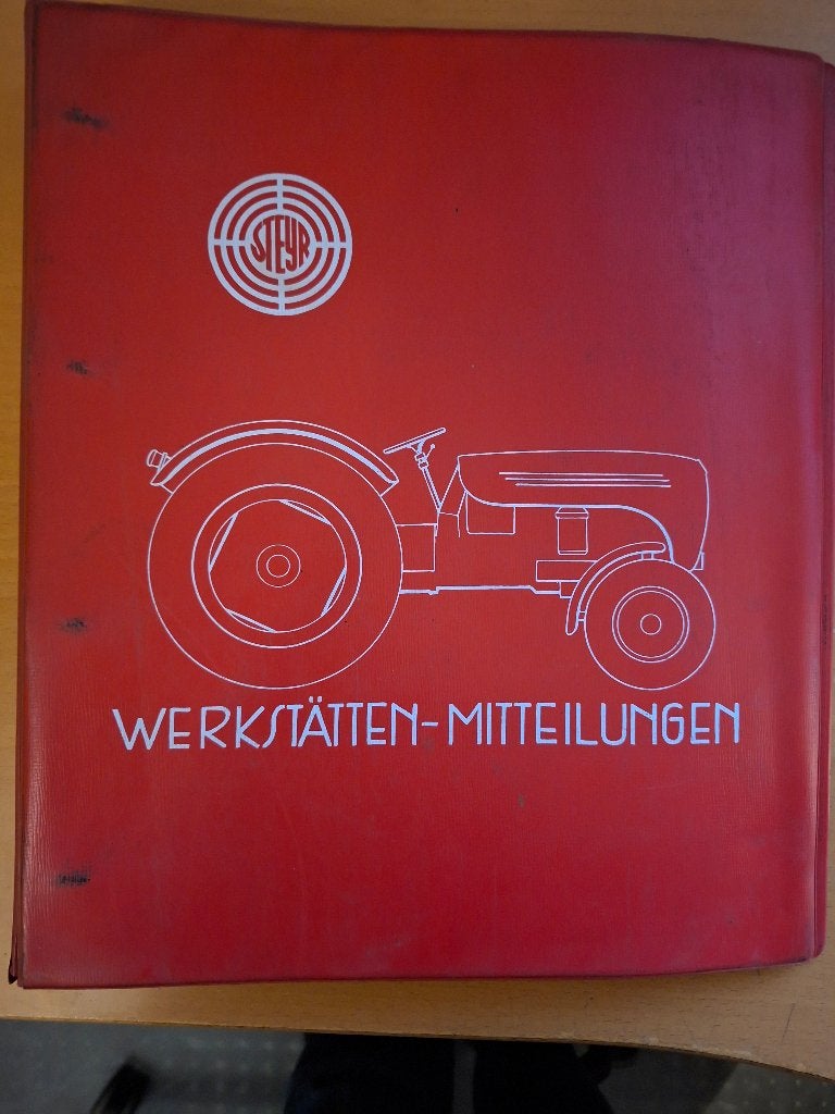Werkplaats mededelingen Steyr tractoren, Ophalen of Verzenden, Gelezen, Tractor en Landbouw