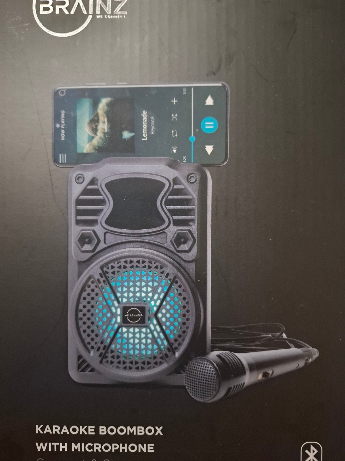 karaoke boombox met microfoon bluethooth, Audio, Tv en Foto, Karaoke-apparatuur, Ophalen of Verzenden, Nieuw, Complete set