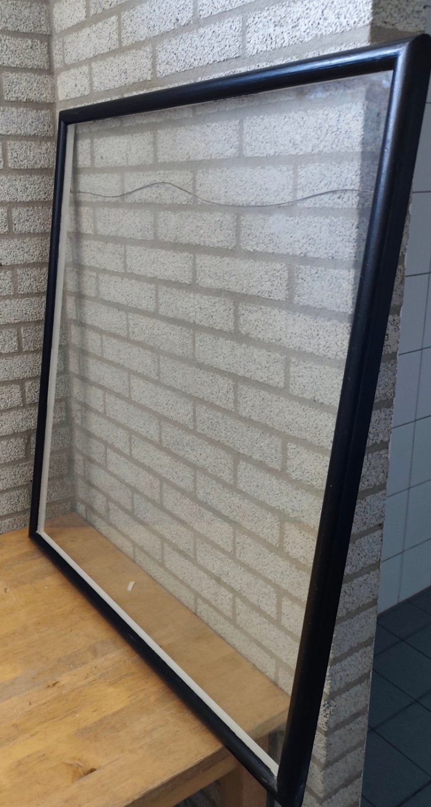 Lijst met glas 80X90cm, Ophalen, Hangend, 90 cm, 80 cm