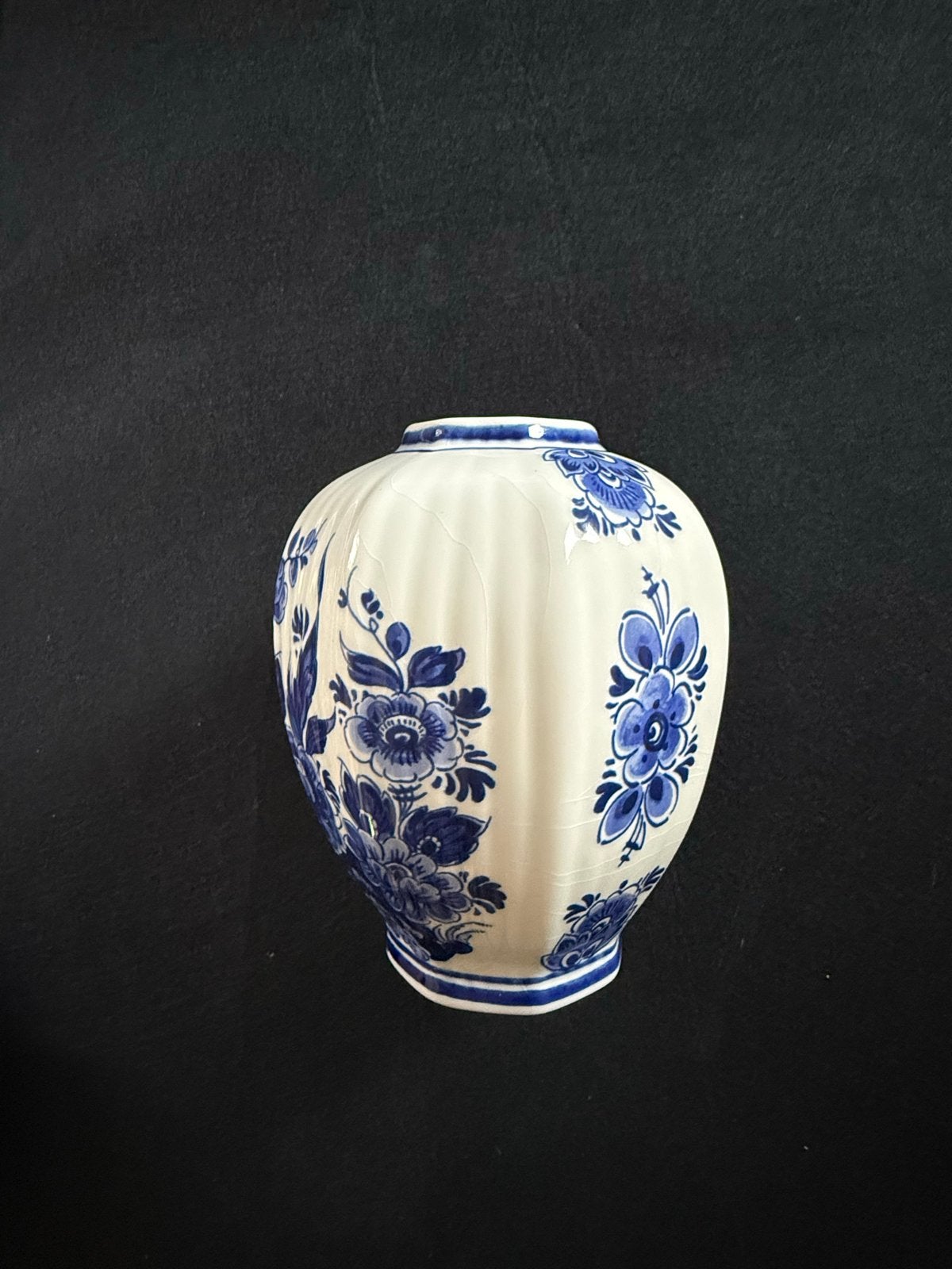 Delfts Blauw Vaasje - Flora Keramiek Handwerk, Antiek en Kunst, Antiek | Vazen, Ophalen of Verzenden