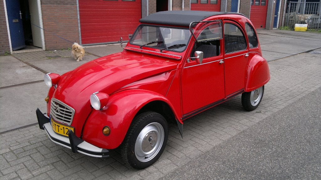 Citroën 2CV 0.6 Club S6 1990 Rood, Auto's, Voorwielaandrijving, 602 cc, 2CV, 400 kg