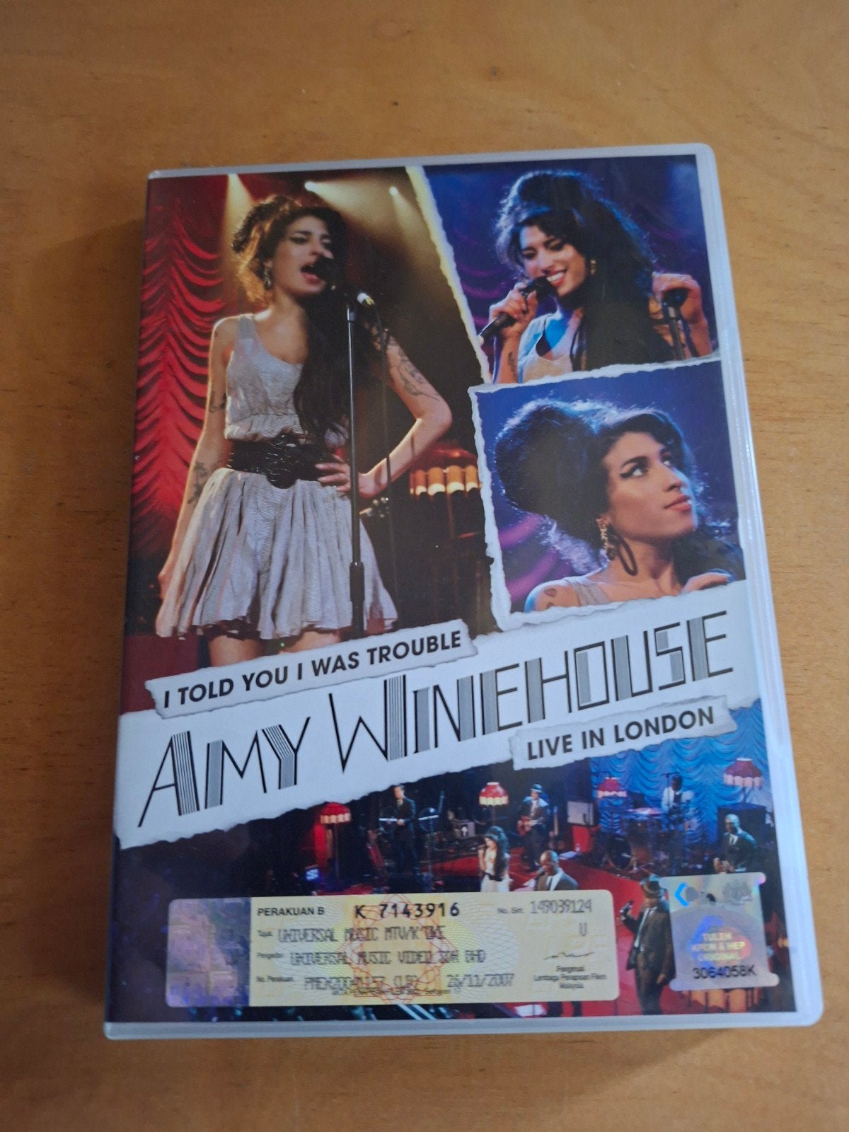 Amy Winehouse - I Told You I Was Trouble Live in London DVD, Cd's en Dvd's, Alle leeftijden, Portugees, Ophalen of Verzenden, Zo goed als nieuw