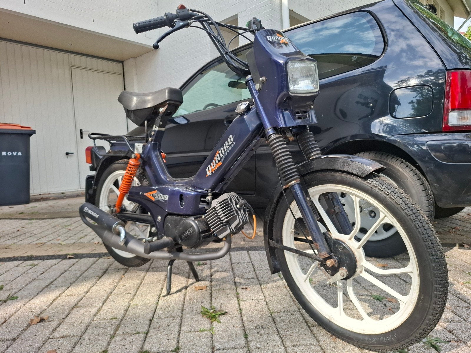 Tomos Quadro 65cc met blauw kenteken, Fietsen en Brommers, Ophalen, Gebruikt, Quadro