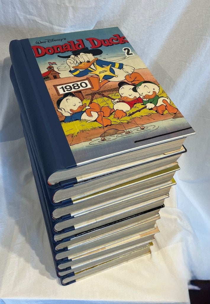 Donald Duck jaargangen 1976, 1977, 1979 en 1980, Boeken, Complete serie of reeks, Walt Disney  Donald duck, Ophalen, Gelezen