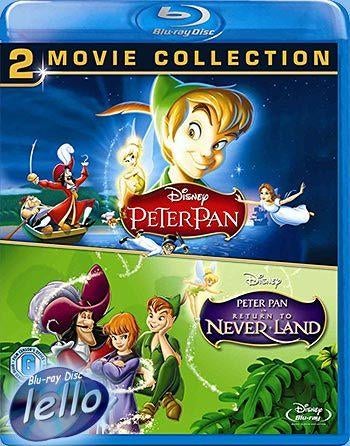 Blu-ray: Disney's Peter Pan 1 & 2 Return to Never Land UK KC, Ophalen of Verzenden, Nieuw in verpakking, Tekenfilms en Animatie
