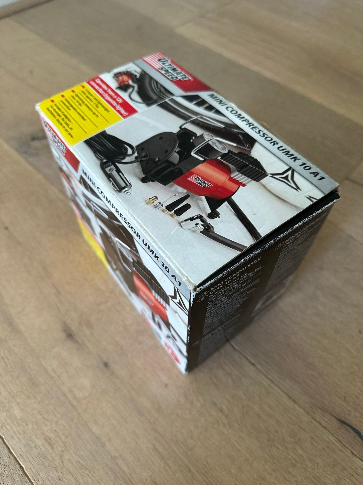 Ultimate Speed Mini Compressor UMK 10 A1, Doe-het-zelf en Verbouw, Compressors, 6 tot 10 bar, Ophalen of Verzenden, Zo goed als nieuw
