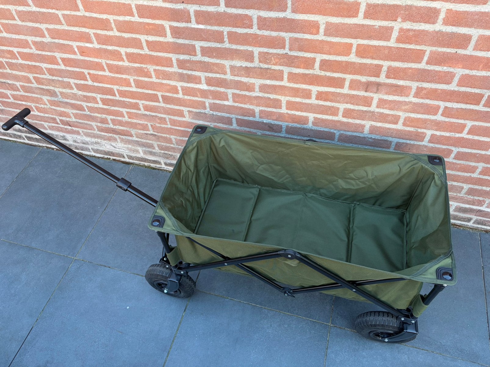 Bolderkar Campart groen, Ophalen, Zo goed als nieuw