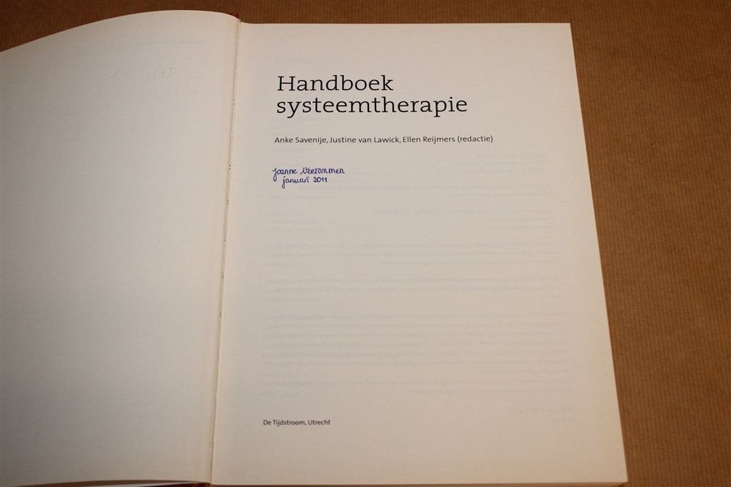Handboek Systeemtherapie — Gezins- en Relatietherapie, Ophalen of Verzenden, Alpha, Zo goed als nieuw, HBO