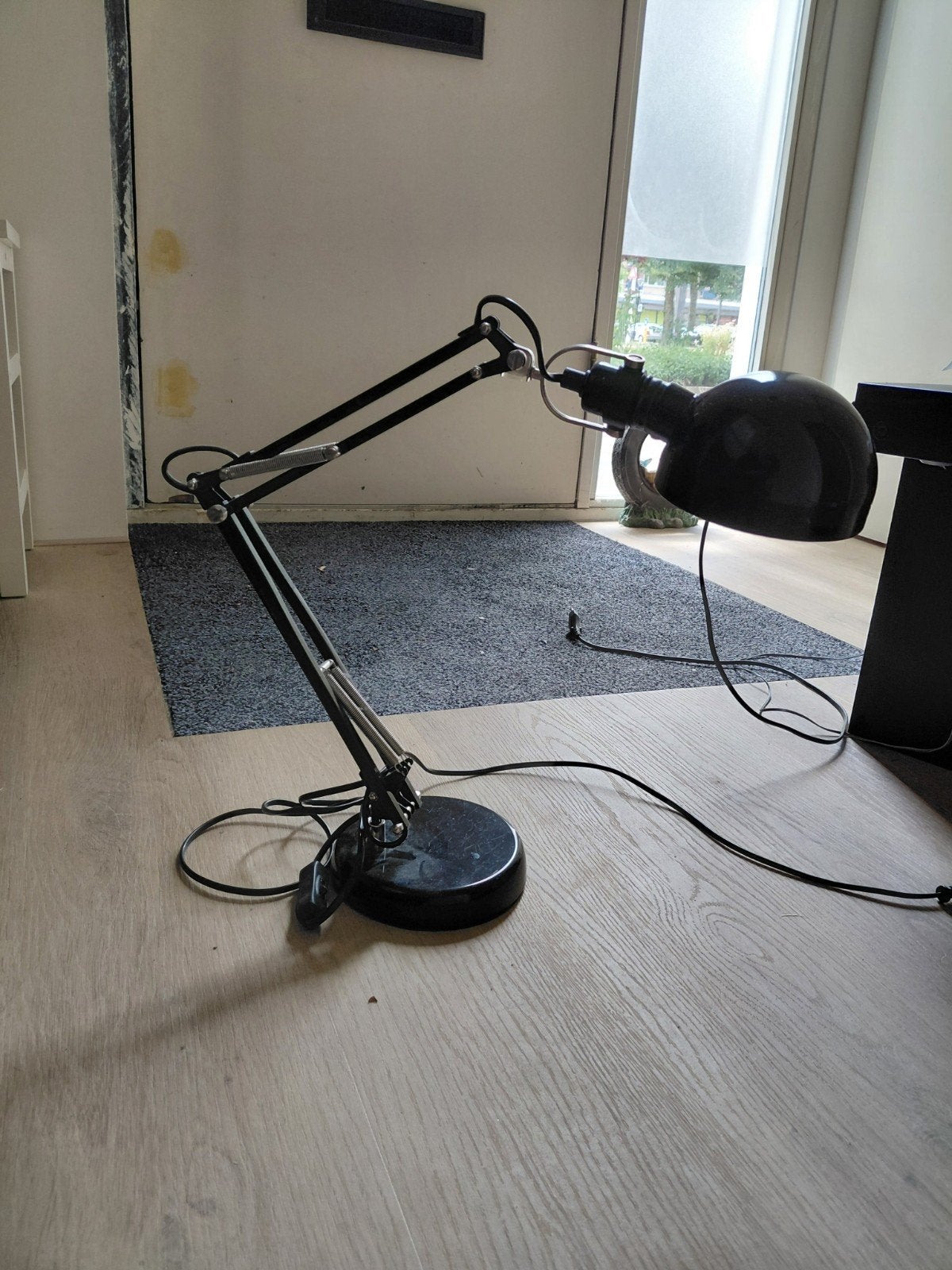 IKEA Forså Bureaulamp Zwart - Verstelbaar, Ophalen, Bureaulamp, Gebruikt, E14 (klein)