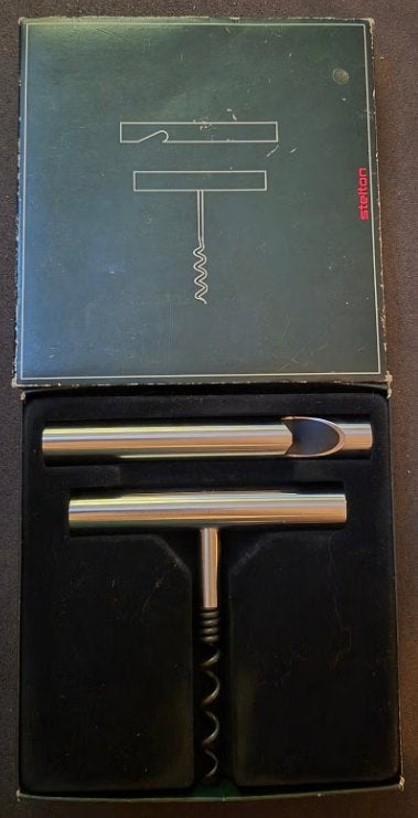 vintage stelton kurkentrekkerset (NIeuw), Overige typen, Ophalen of Verzenden, Metaal, Overige merken