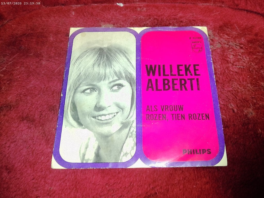 Willeke Alberti - Als Vrouw / Rozen Tien Rozen, Gebruikt, Fotohoes, 7 inch, Ophalen of Verzenden