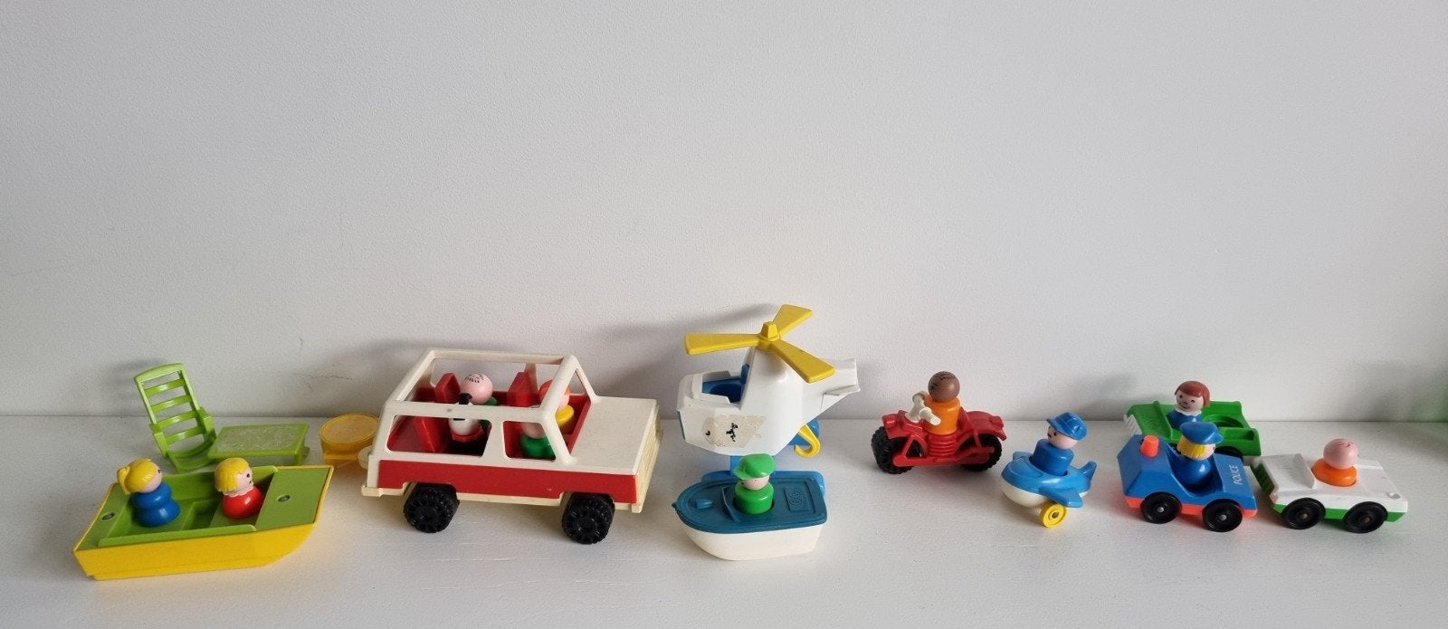Vintage Fisher-Price Little People Voertuigen en Figuren, Ophalen of Verzenden, Gebruikt