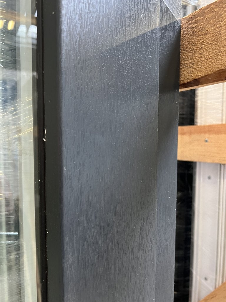 Kunststof buitendeur intrekprofiel antraciet 102x206, Niet ingevuld, 80 tot 100 cm, Niet ingevuld, Nieuw