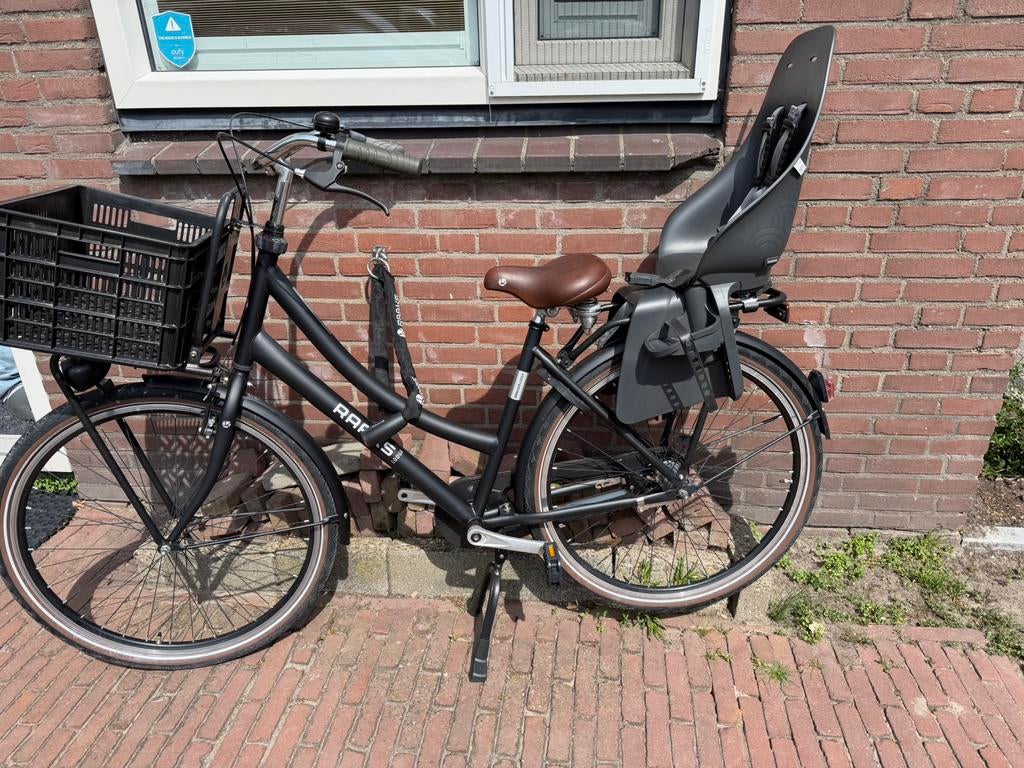 Raaks damesfiets met versnellingen, 1 zitje, Ophalen, Overige merken, Mandje