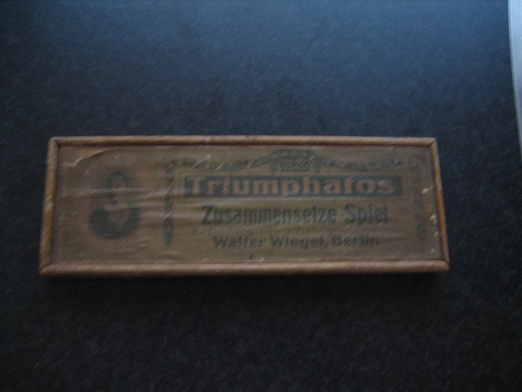 Antiek Tangram spel Berlijn 1910, Ophalen of Verzenden, Overige typen