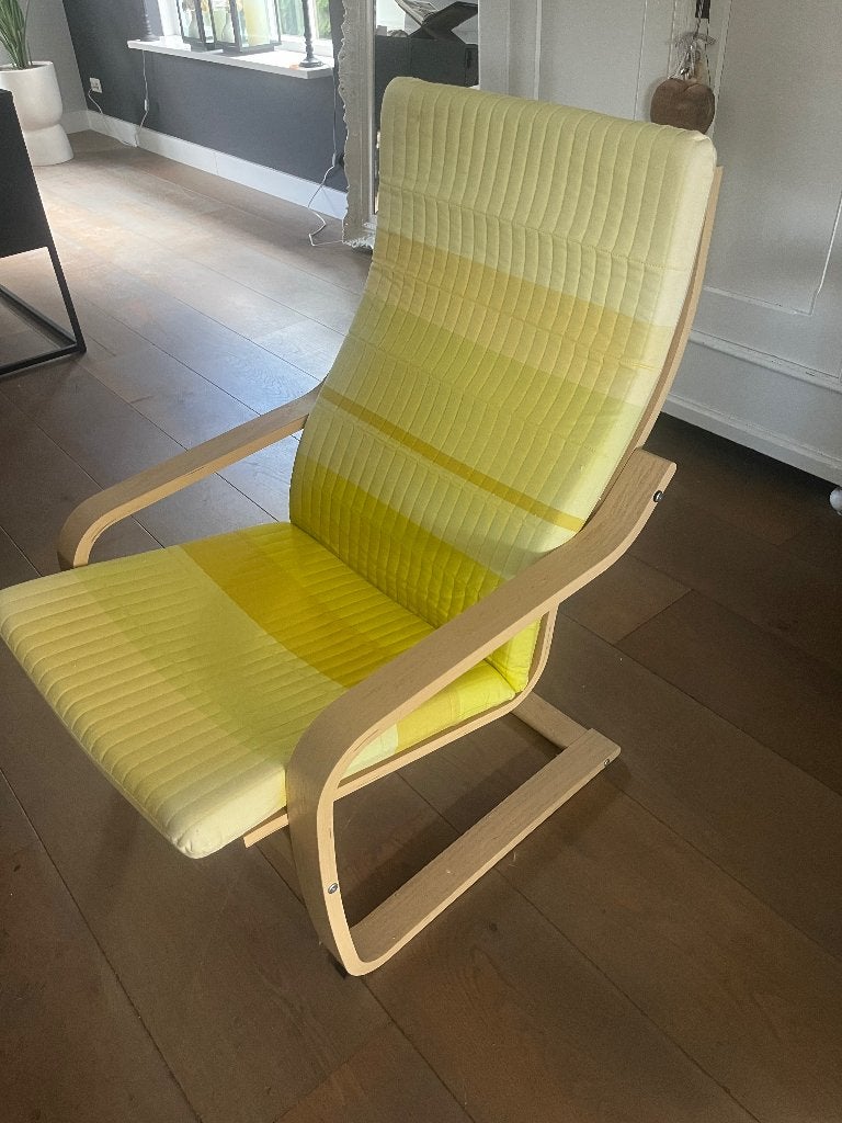 IKEA stoel Poang, Huis en Inrichting, Stoelen, Ophalen, Overige kleuren, Zo goed als nieuw, Eén