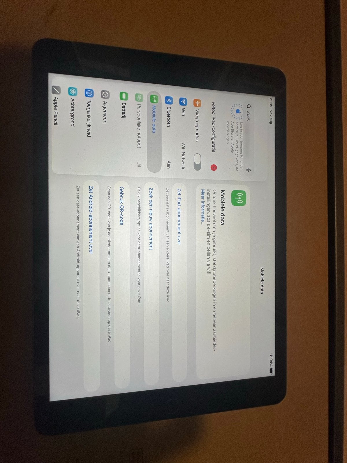 Apple iPad 9e generatie 256GB Wi-Fi + Mobiel internet, Computers en Software, Apple iPads, Apple iPad, Zo goed als nieuw, Grijs