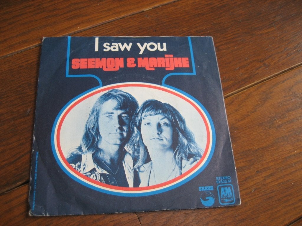 Seemon &  marijke i saw you, Gebruikt, 7 inch, Single, Ophalen of Verzenden