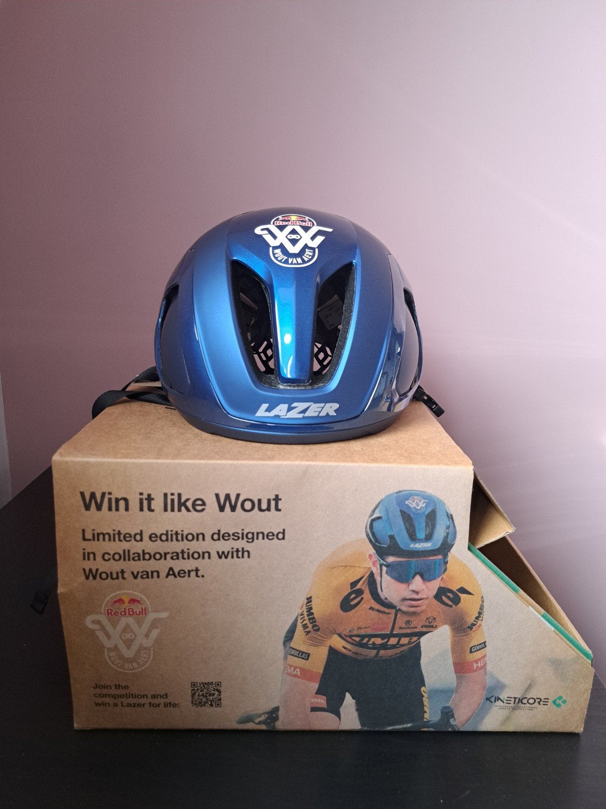 Lazer Vento KinetiCore Wout van Aert Limited Edition Helm, S, Lazer, Nieuw, Ophalen of Verzenden