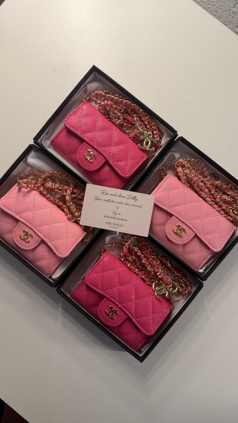 Mini Chanel tasjes, Sieraden, Tassen en Uiterlijk, Tassen | Schoudertassen, Ophalen of Verzenden, Nieuw, Zwart, Leer