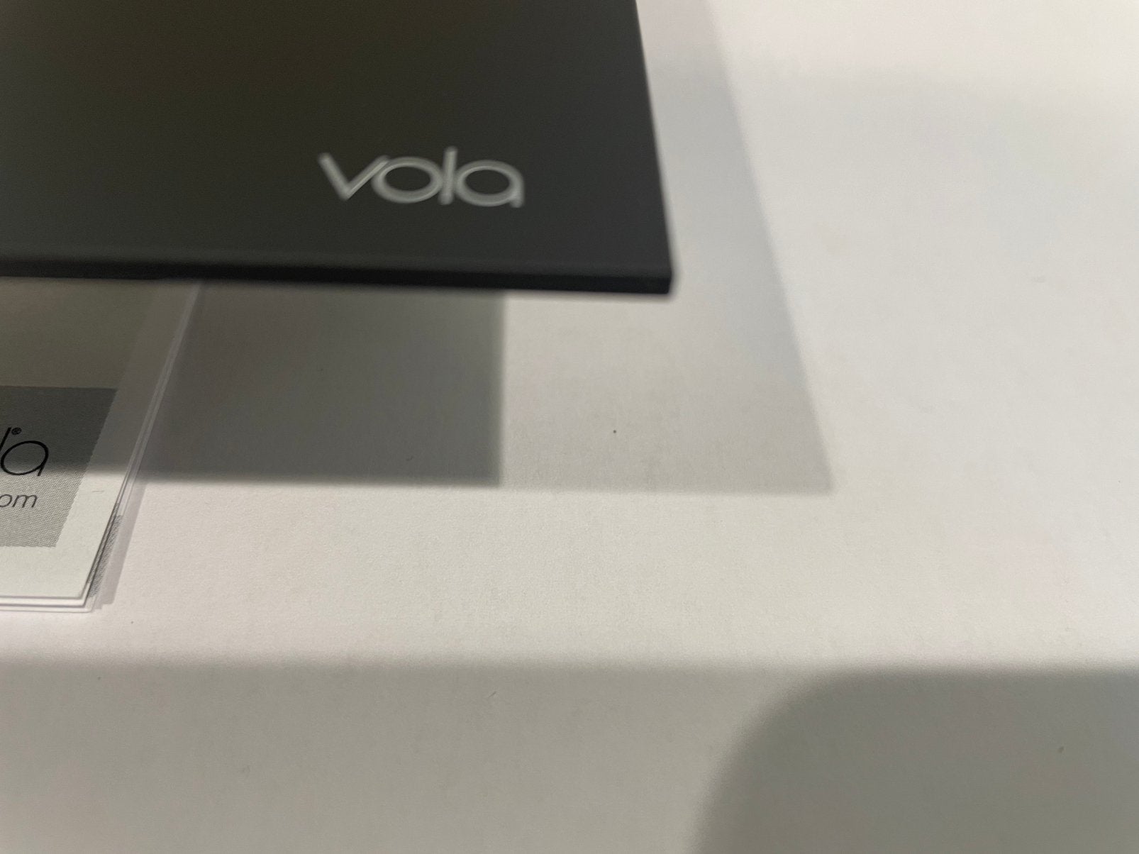 Vola toilet bedieningsplaat A85-27 Mat Zwart, Ophalen, Nieuw, Toilet