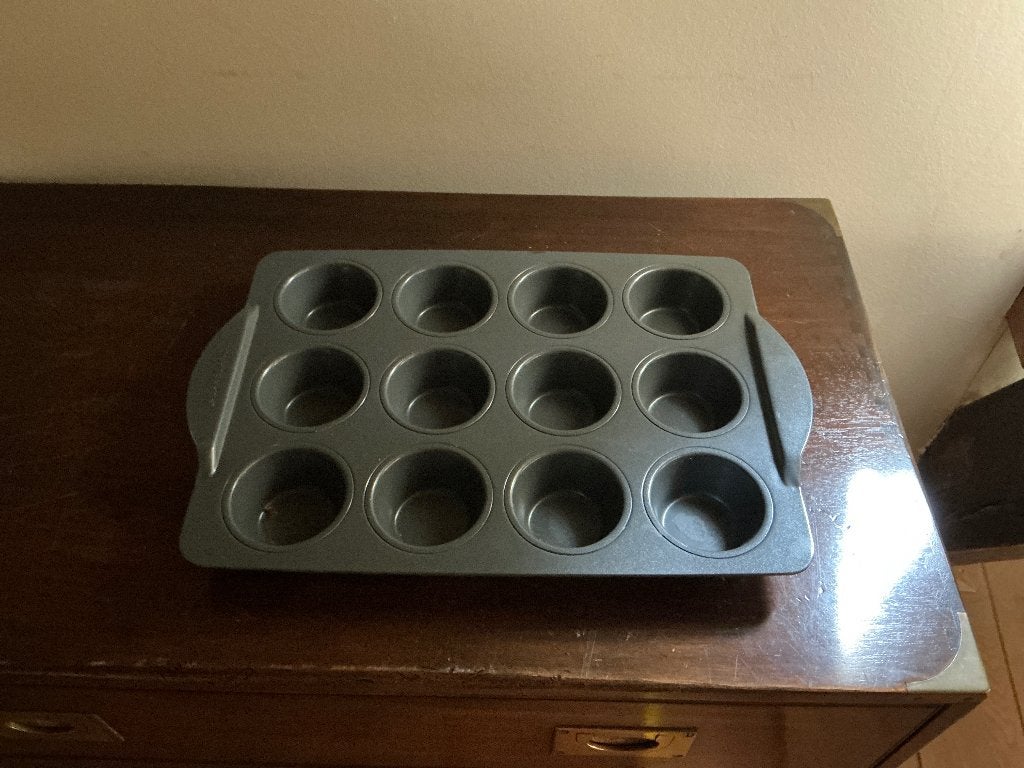 Muffin/cupcake bakblik, Ophalen of Verzenden, Zo goed als nieuw