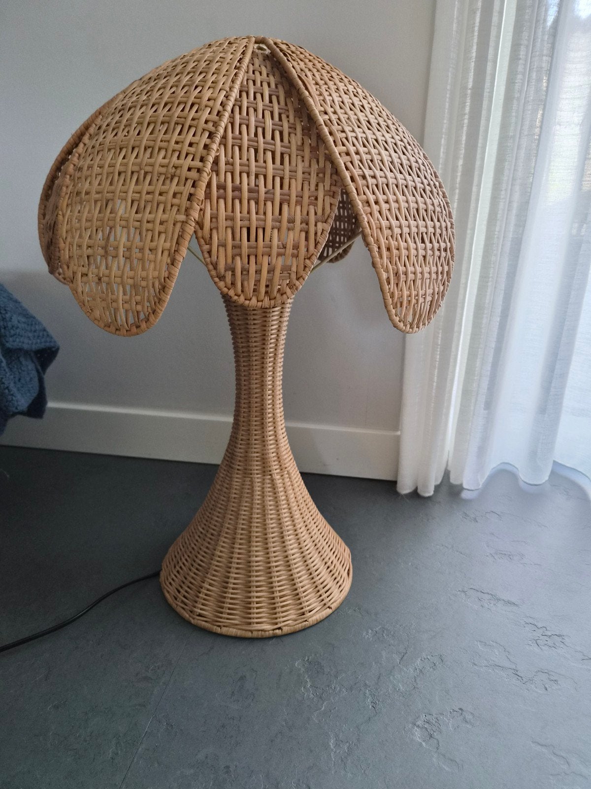 Rotan Tafellamp Palm - Leo en Moon, Ophalen, Overige merken, Natuurlijk materiaal, Overige stijlen