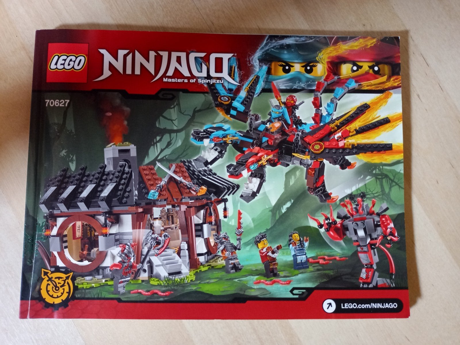 Lego Ninjago 70627 Drakenaanval - Compleet met minifiguren, Kinderen en Baby's, Speelgoed | Duplo en Lego, Compleet, Gebruikt