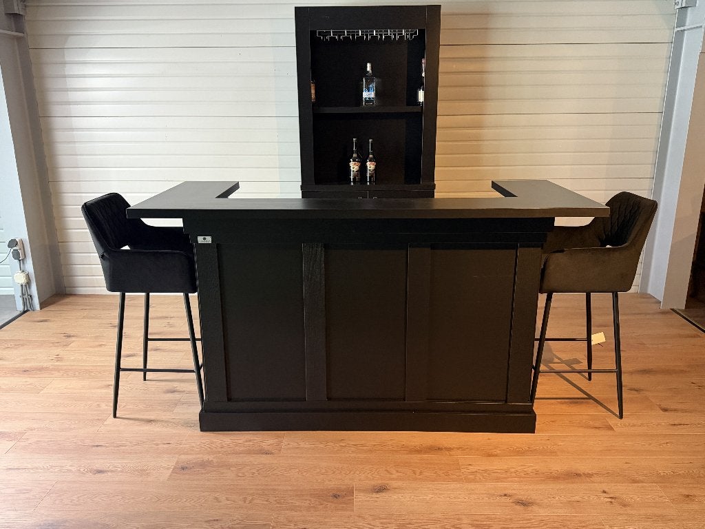 Complete barset New York / Huisbar / Mancave bar / Bar toog, Zakelijke goederen, Horeca | Meubilair en Inrichting, Ophalen, Info@123barren.nl