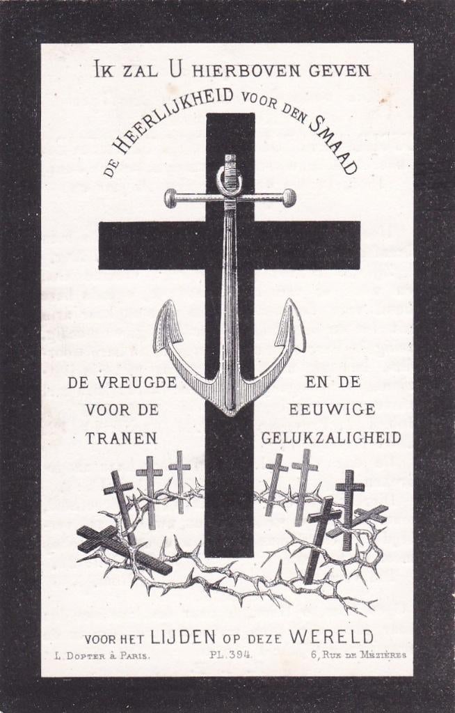 Lucia Isabella Maria Verheijen  1883 +, Verzenden, Bidprentje