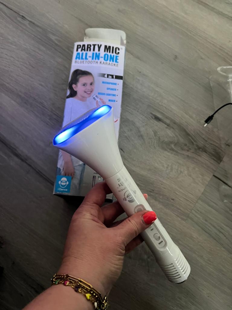 I dance party mic, Ophalen, Complete set