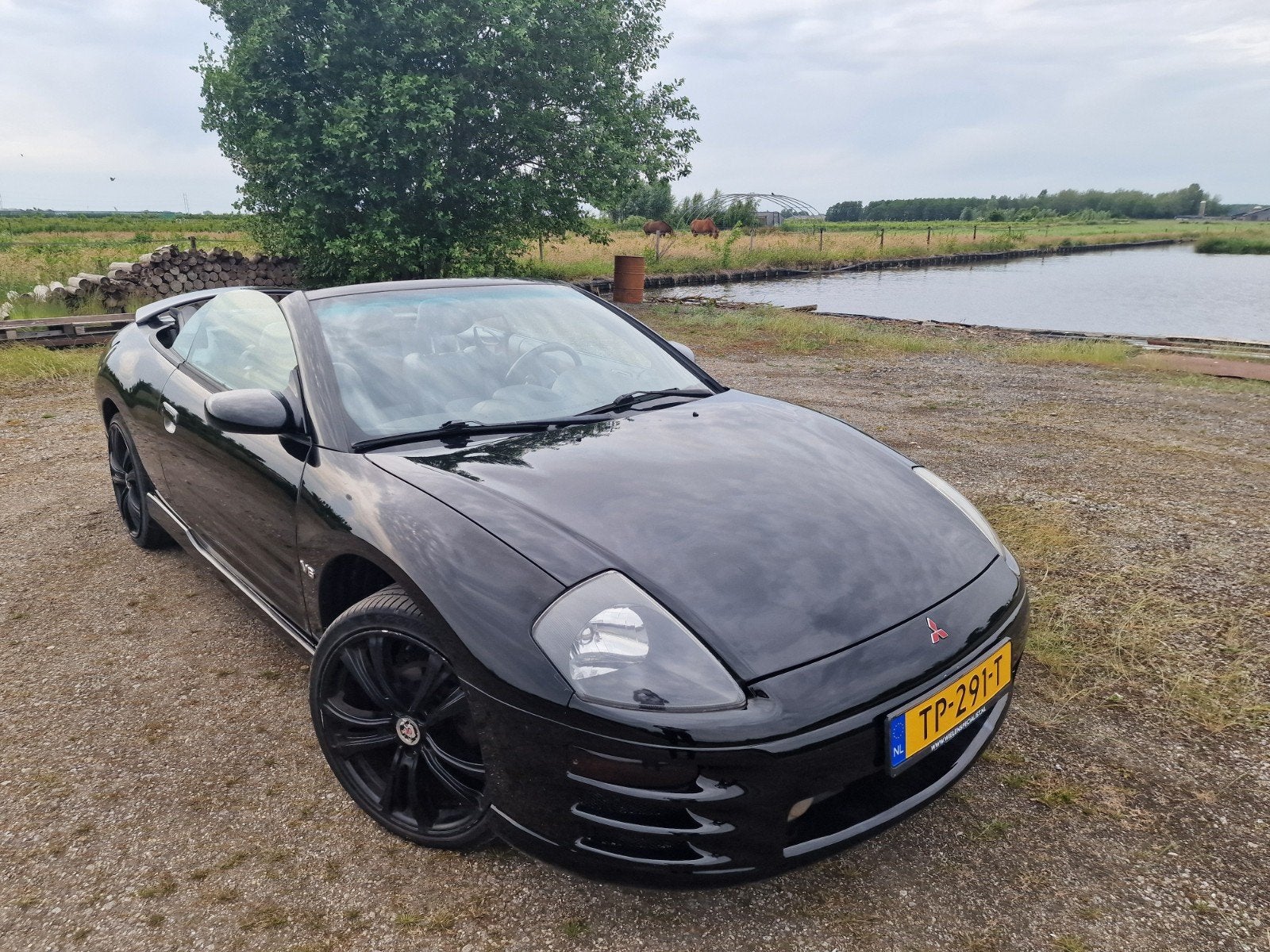 Mitsubishi eclipse cabrio gt v6 Black usa 6950 euro, Auto's, Voorwielaandrijving, 213 pk, Cabriolet, 4 stoelen