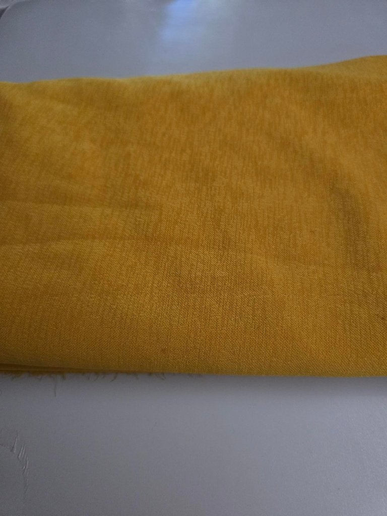 crepe geel (110), Overige materialen, 120 cm of meer, Geel, Nieuw