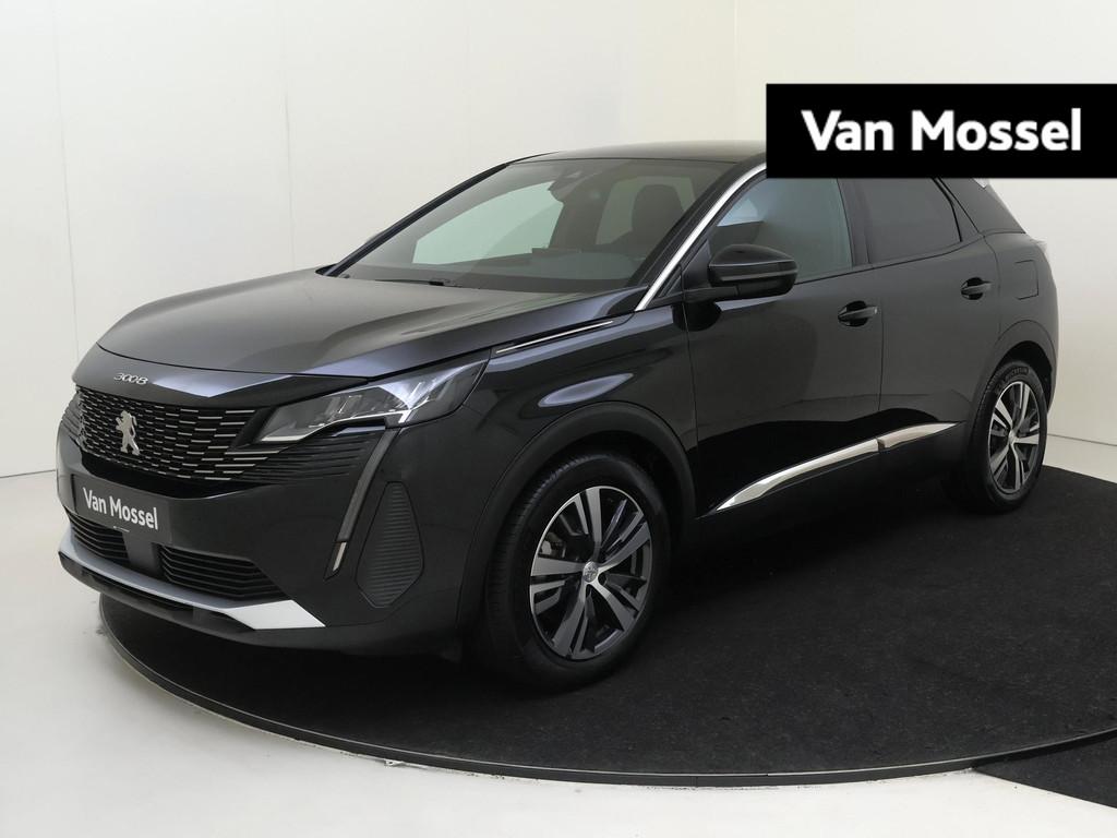 Peugeot 3008 1.6 HYbrid 225 Allure Plug in, Auto's, Peugeot, Stof, Euro 6, Zwart, Hybride Elektrisch/Benzine