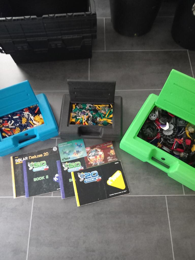 K'nex met instructieboekjes, Ophalen, Zo goed als nieuw, Overige typen