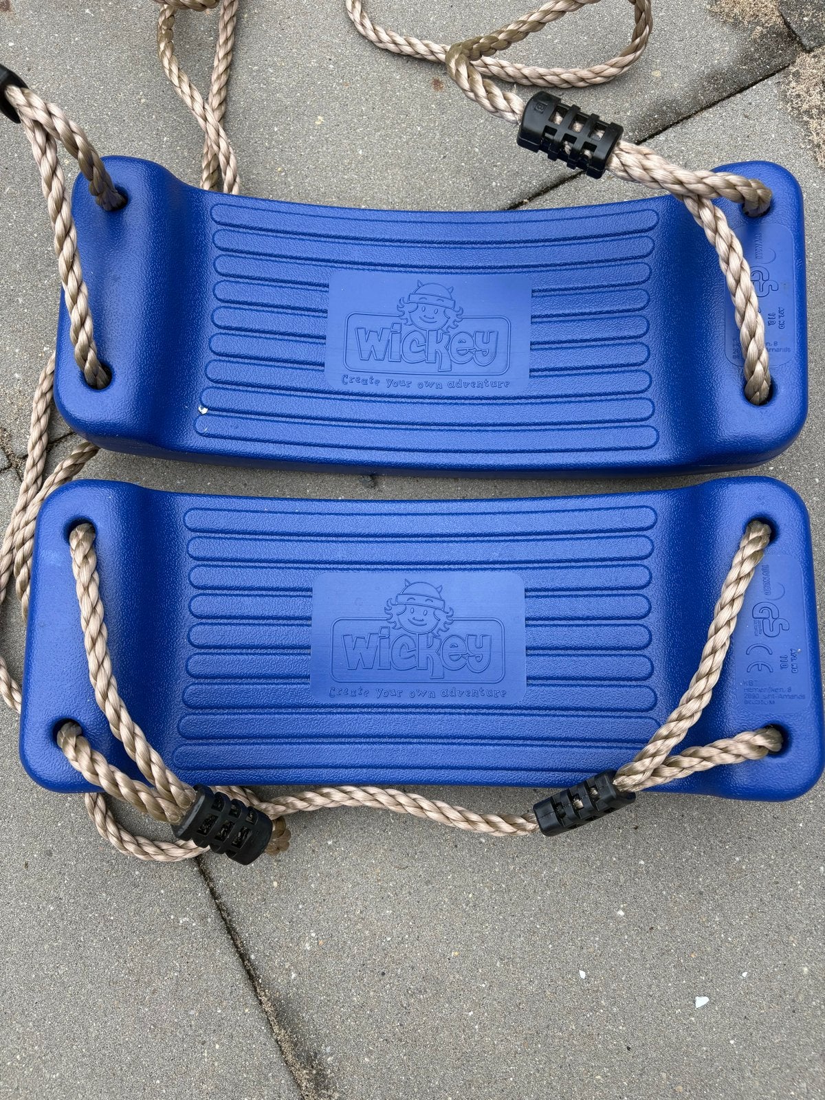 Wickey schommels, blauw, zo goed als nieuw, Ophalen, Zo goed als nieuw, Schommel