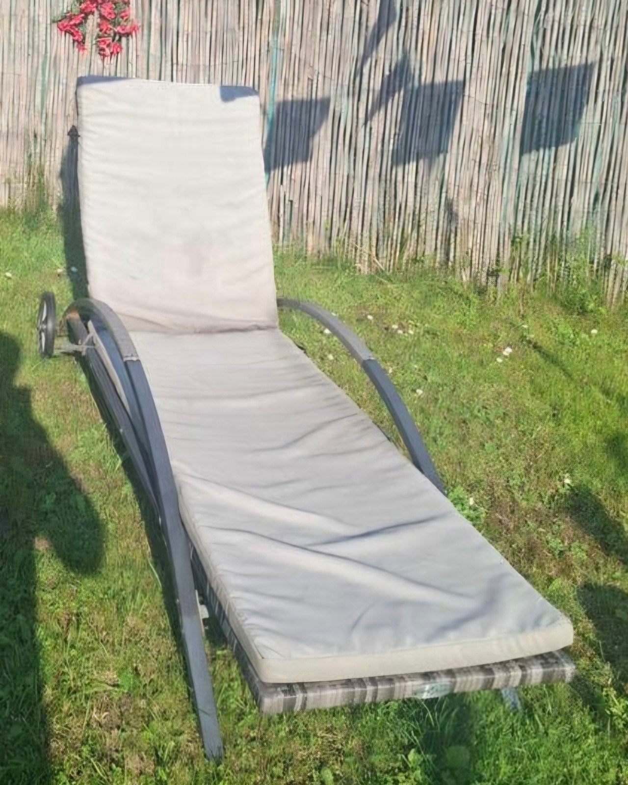 Comfortabel ligbed van VidaXL, Tuin en Terras, Ophalen, Wicker
