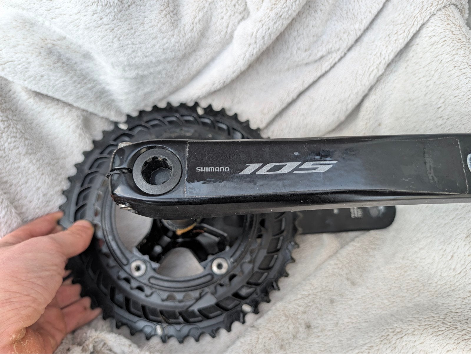 4iiii 105 Powermeter Crank - Enkelzijdig, Fietsen en Brommers, Crankstel of Pedalen, 4iiii, Racefiets, Ophalen of Verzenden