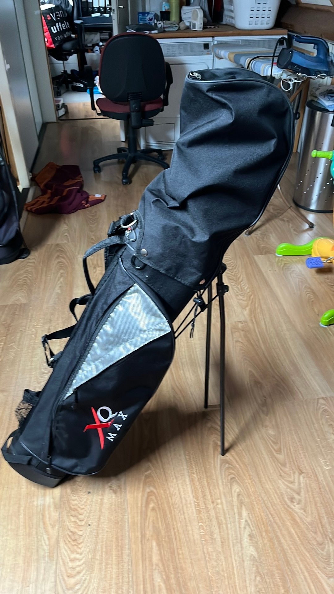 XQ Max Golftas (stand-bag) + Victory twoball putter, Ophalen of Verzenden, Gebruikt, Set, Overige merken