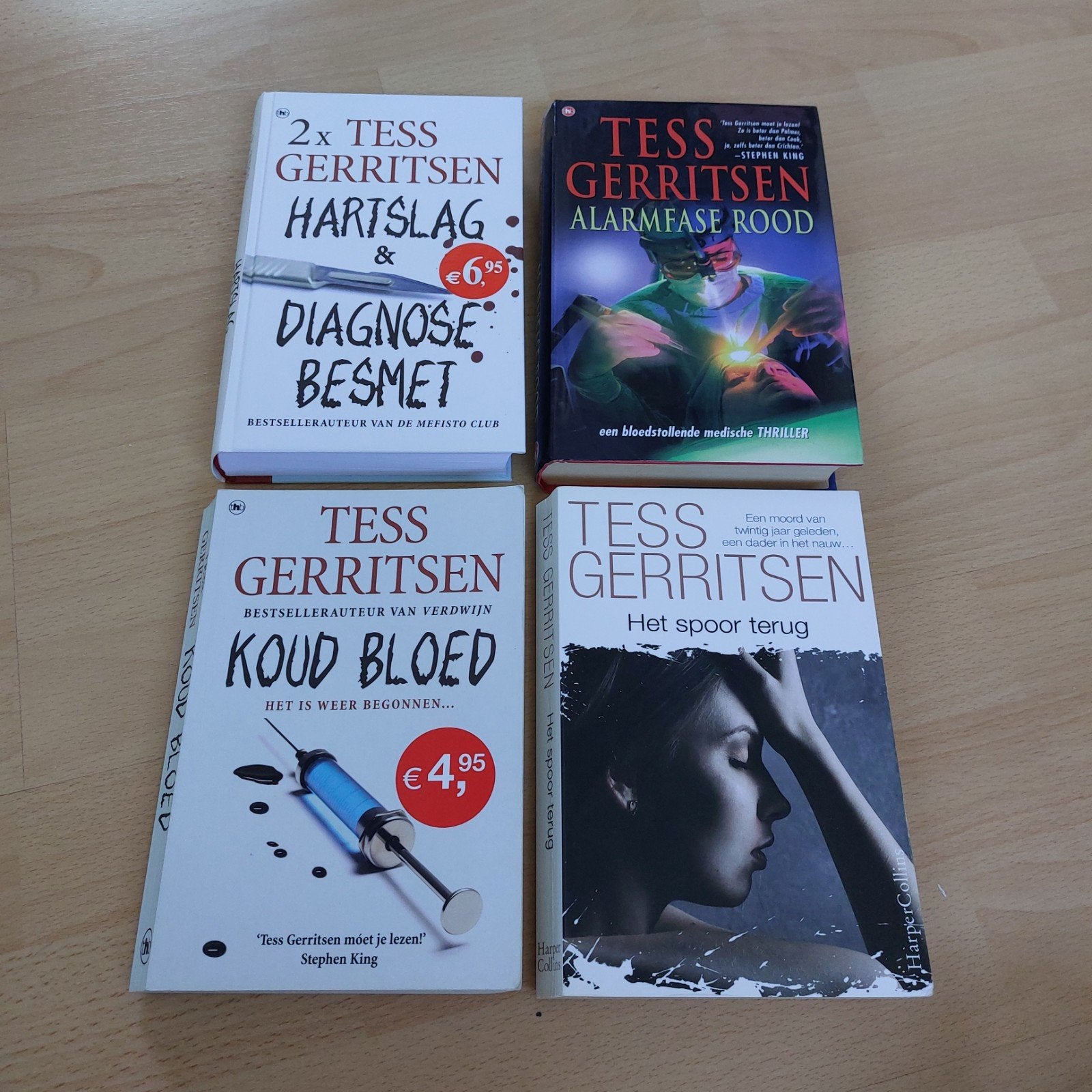 4x Tess Gerritsen thrillers, Boeken, Ophalen of Verzenden, Gelezen, Tess Gerritsen, Wereld overig