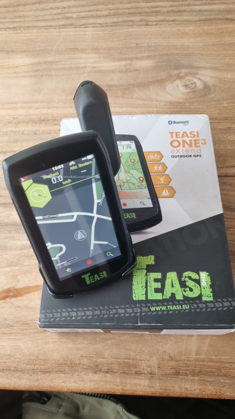 Teasi One 3 Extend Outdoor GPS Fietsnavigatie, Auto diversen, Autonavigatie, Zo goed als nieuw, Ophalen of Verzenden