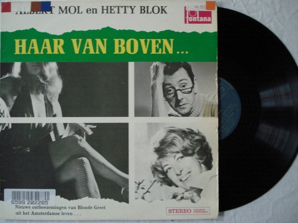 Albert Mol en Hetty Blok - Haar van boven, LP, Gebruikt, Overige genres, Ophalen of Verzenden