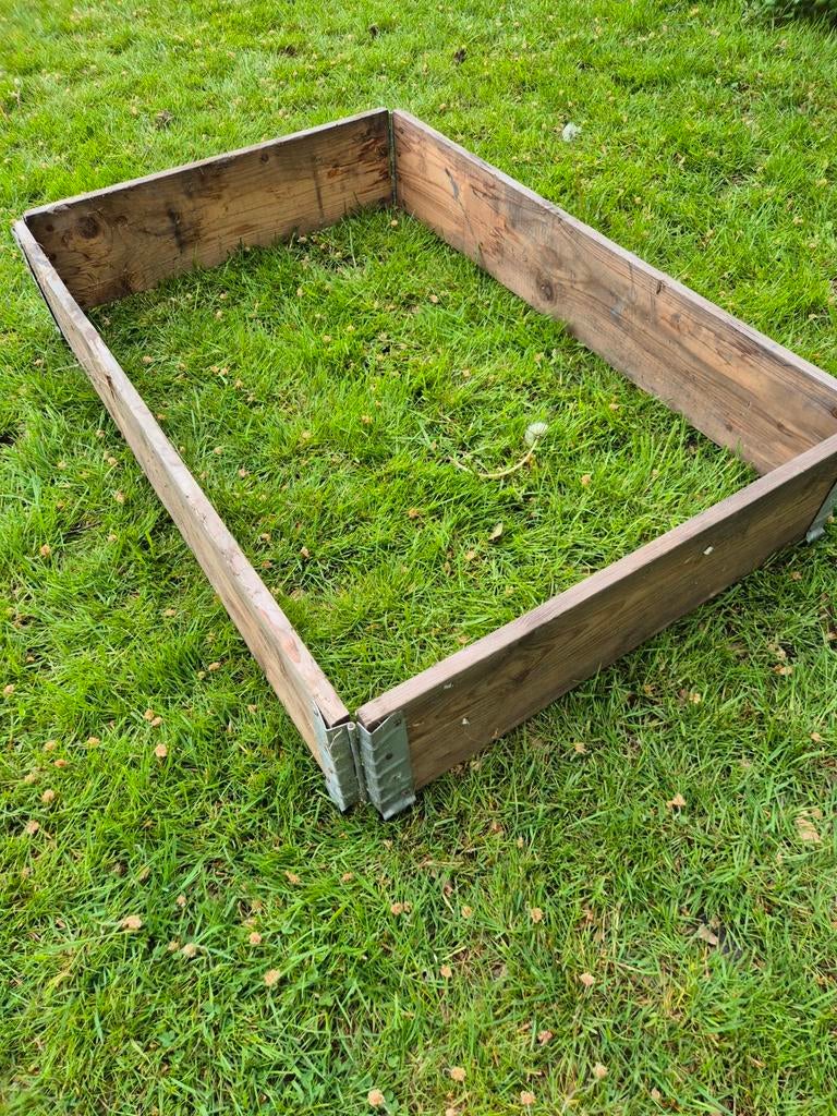 Palletranden /Houten moestuinbak, Ophalen, Gebruikt, Minder dan 30 cm, 100 cm of meer