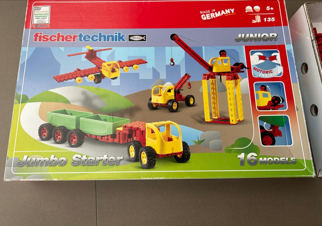 Fischertechnik Junior Jumbo Starter Bouwset (16 modellen), Ophalen of Verzenden, Zo goed als nieuw, Overige merken