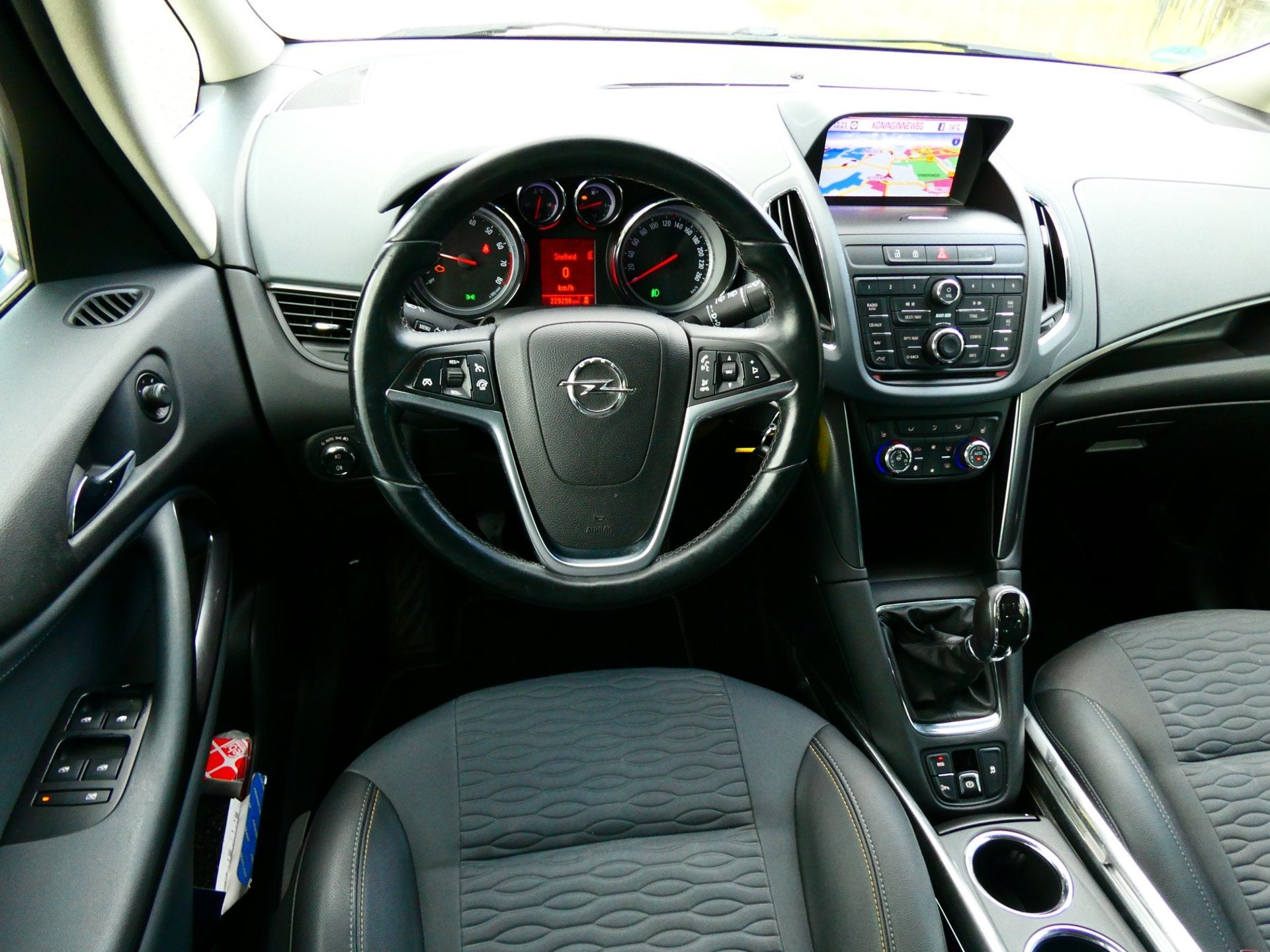 Opel Zafira Tourer 1.4 Cosmo 7 Persoons 2e eig. Clima Navi T, Voorwielaandrijving, Euro 5, Stof, 4 cilinders