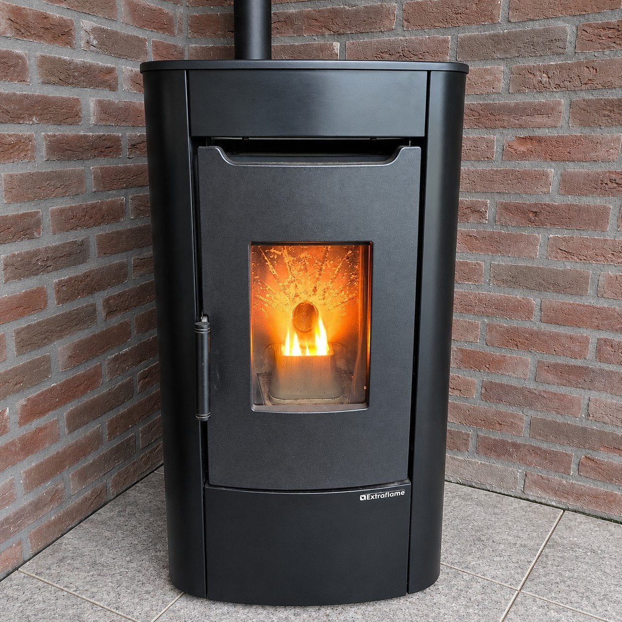 extraflame 7kw pelletkachel 3 jaar oud, Overige brandstoffen, Ophalen of Verzenden, Zo goed als nieuw, Pelletkachel